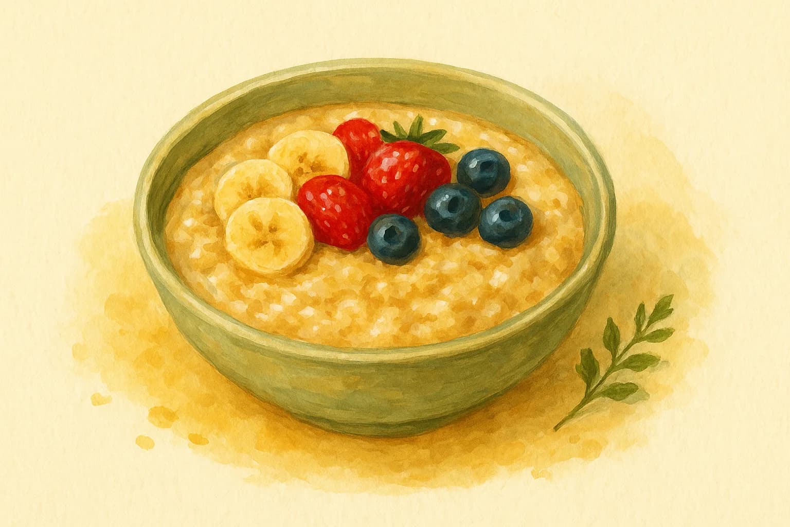 Fruity Porridge — illustration