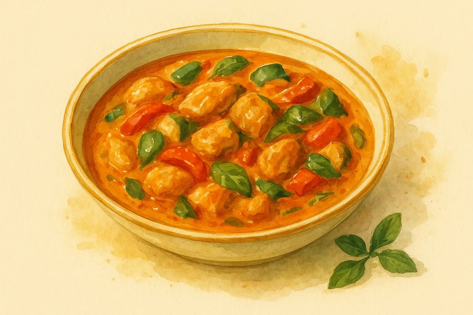Thai Red Curry — illustration