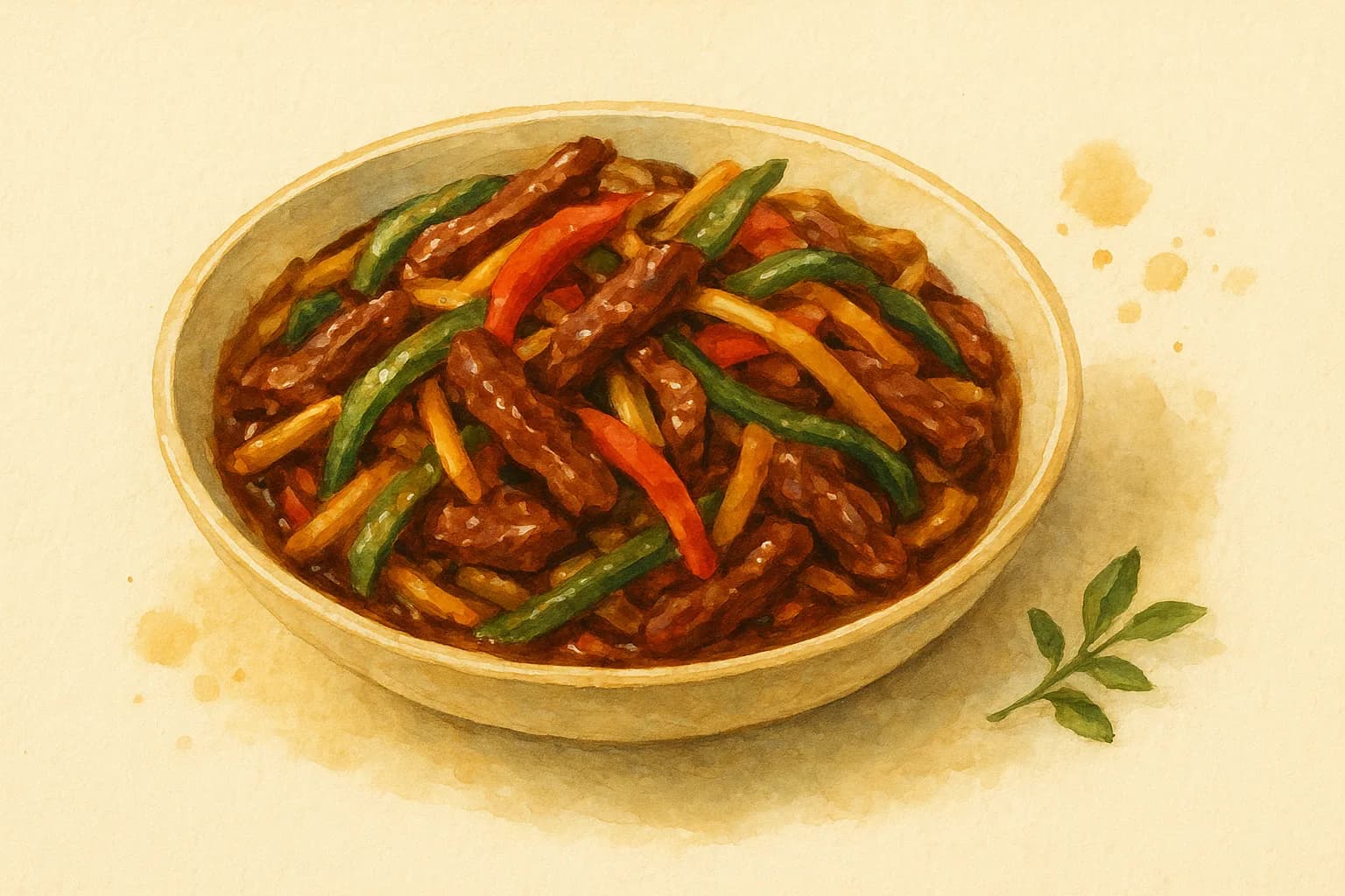 Beef Stir Fry — illustration