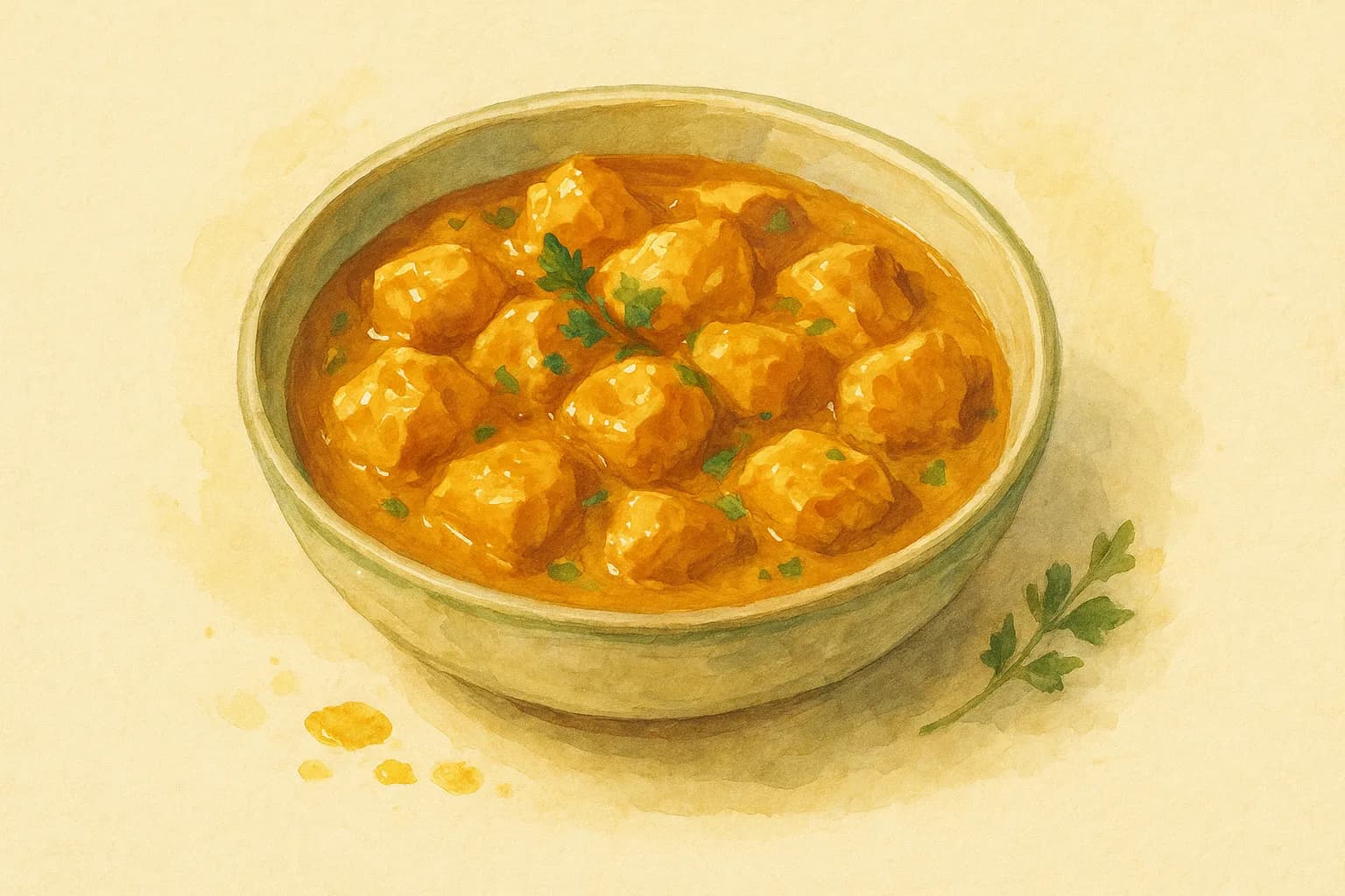 Chicken Curry — illustration