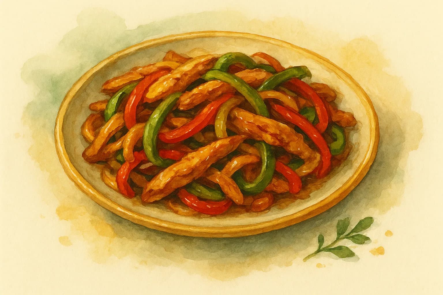 Fajitas — illustration